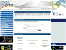 Tablet Screenshot of portal.export.com.gt